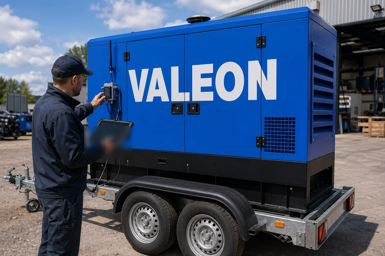 Mobilní elektrocentrála Valeon v praxi — detail