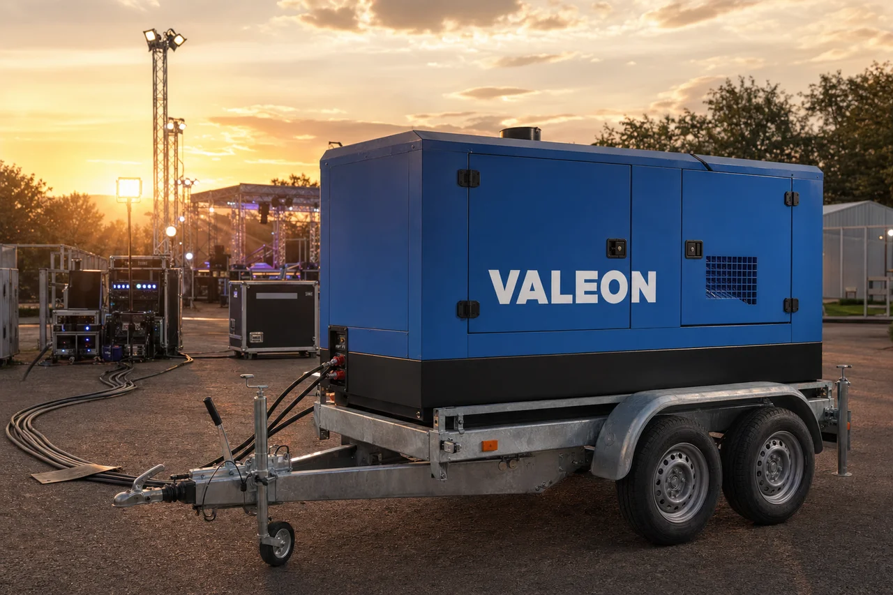 Mobilní elektrocentrála Valeon v praxi — detail